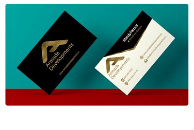 Armada Developments Ltd E.B. Web Recent Business Card Print Design Project Details Project Details