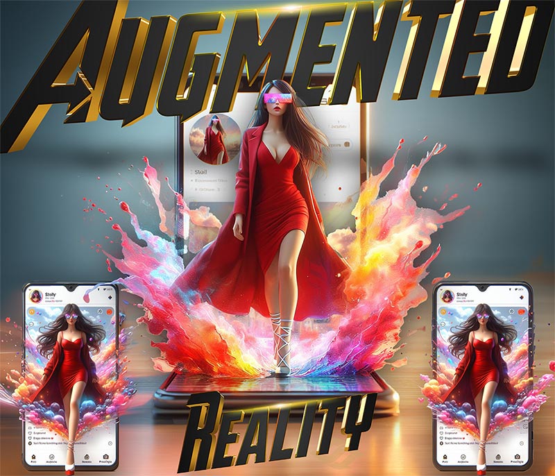  AR can be used to create interactive content for social media