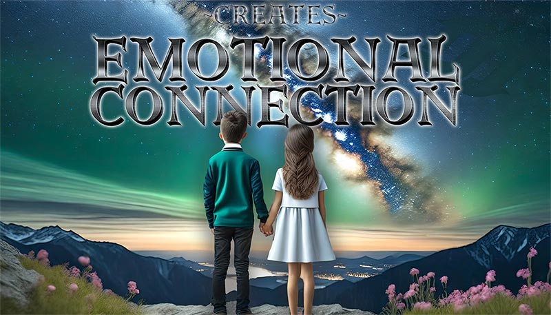 Creates Emotional Connection - images that evoke feelings of joy, excitement, or even nostalgia