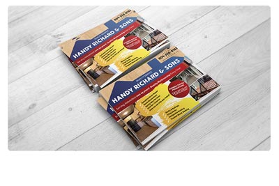 Handy Richard & Sons E.B. Web Recent Flyer Print Design Project Details Project Details