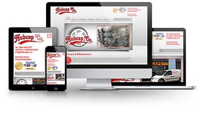 Hubcap Co.  - Hubcaps & Wheelcovers  E.B. Web Recent Web Design Project Details