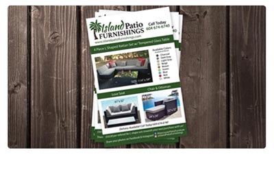 Island Patio Furnishings E.B. Web Recent Print Design Project Details