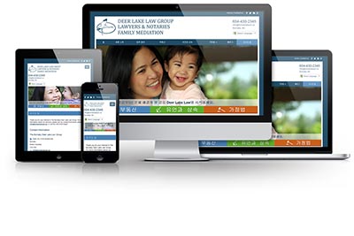 Burnaby Korean Law Group E.B. Web Recent Web Design Project Details