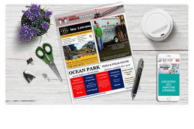 Mega Flyer E.B. Web Recent Print Design Project Details