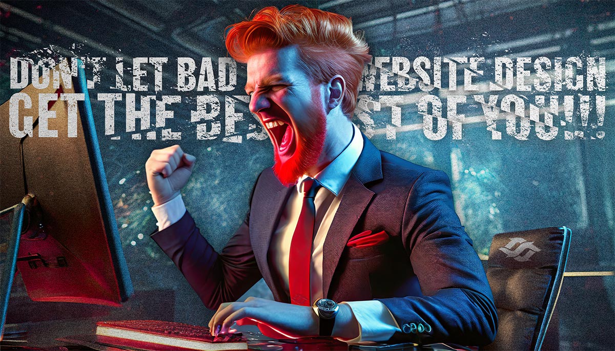 Don't Let Bad Website Design Get The Best Of You!!!
