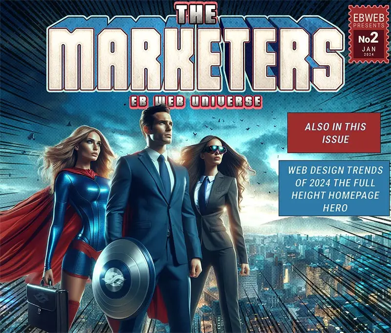 full height homepage hero designs help to create a more engaging user experience