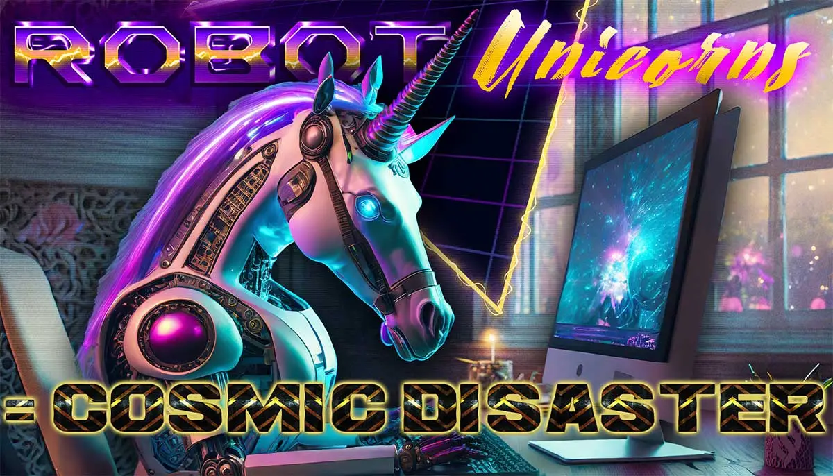 Robot Unicorns = Cosmic Disaster