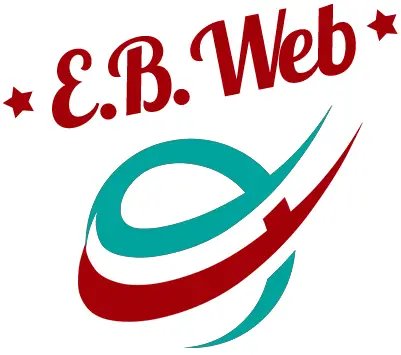E.B. web design logo