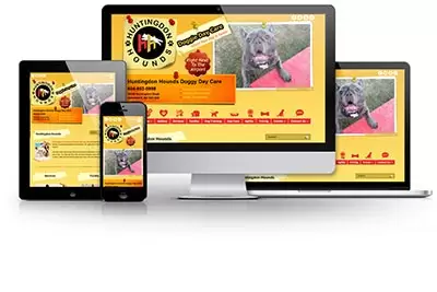 Huntingdon Hounds Doggy Day Care E.B. Web Recent Web Design Project Details